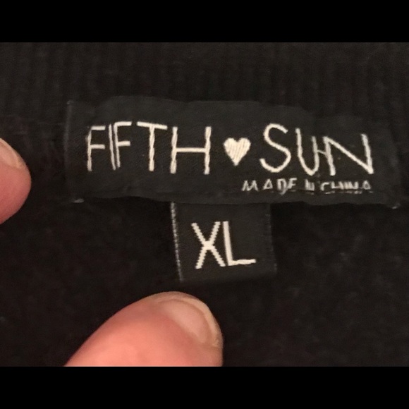 Fifth Sun Women's Coffee Graphic Black Long Sleeve Top-XL - Picture 8 of 14